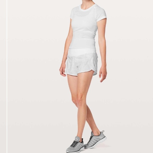 Lululemon Run Times Short II *4" Eternal Wave White / White - Picture 2 of 14